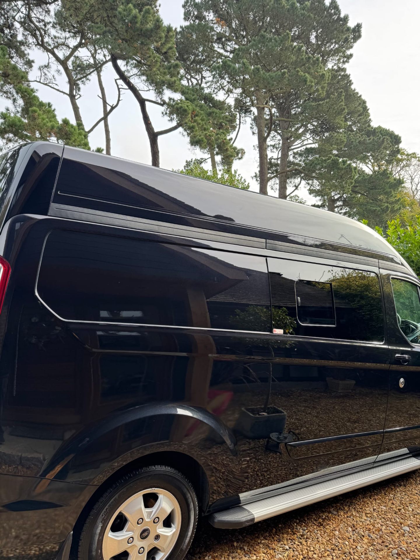 Ford Transit campervan exterior detail and paint enhancement